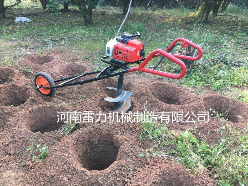 栽树挖坑机大马力地钻种植业常见设备